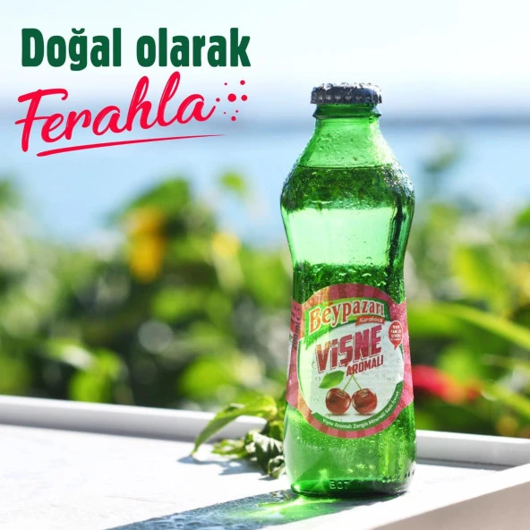 Beypazarı Vişne Aromalı Maden Suyu 200 Ml X 24 Adet - 1