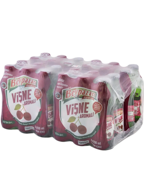 Beypazarı Vişne Aromalı Maden Suyu 200 Ml X 24 Adet - 2