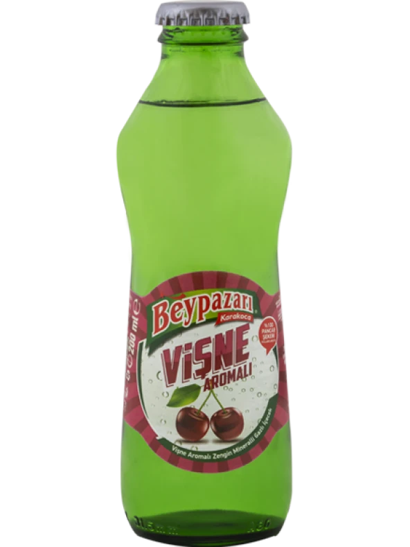 Beypazarı Vişne Aromalı Maden Suyu 200 Ml X 24 Adet - 3