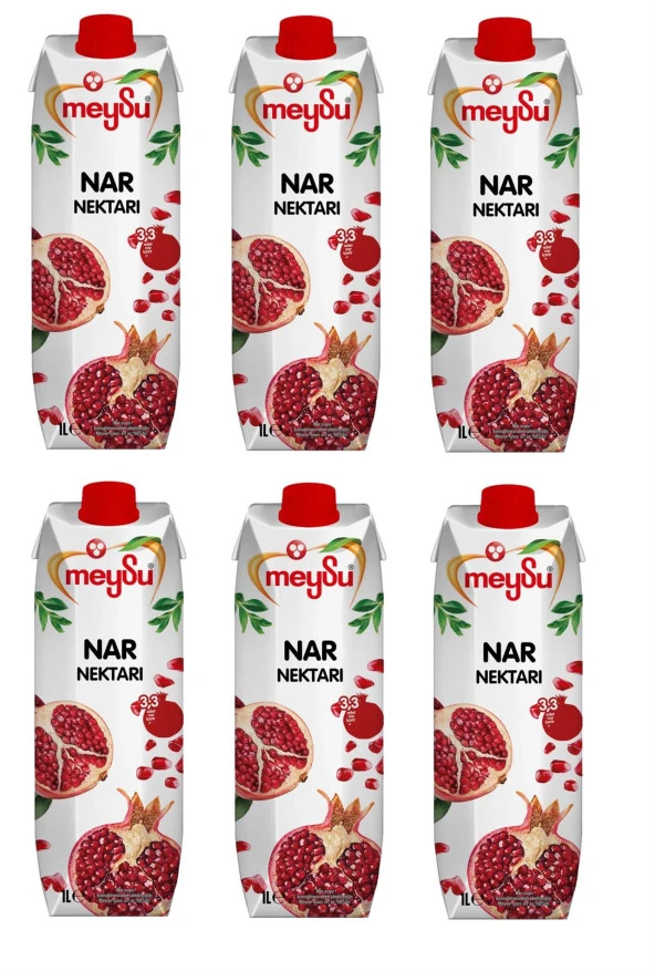 Meysu Nar Nektarı 1 Lt X 6 Adet
