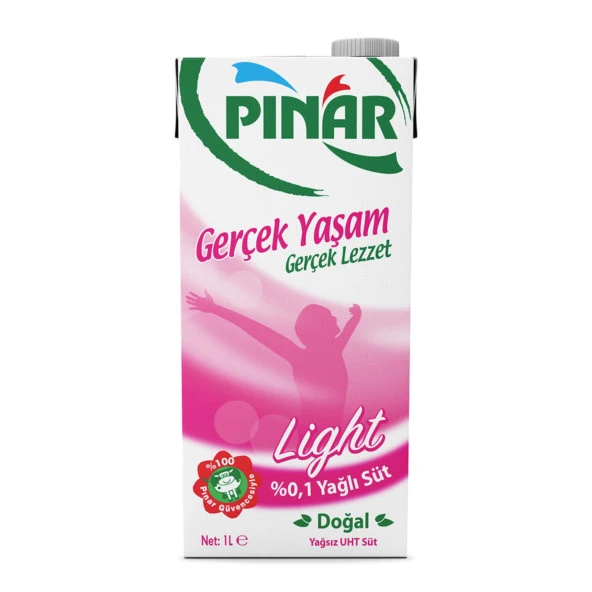 Pınar Light Süt 1 Lt