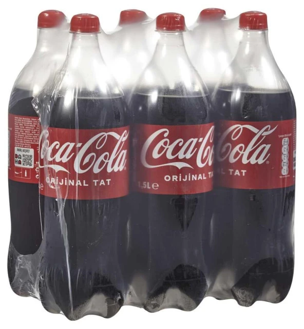 Coca Cola Kola Orijinal Tat 1,5 Lt X 6 Adet