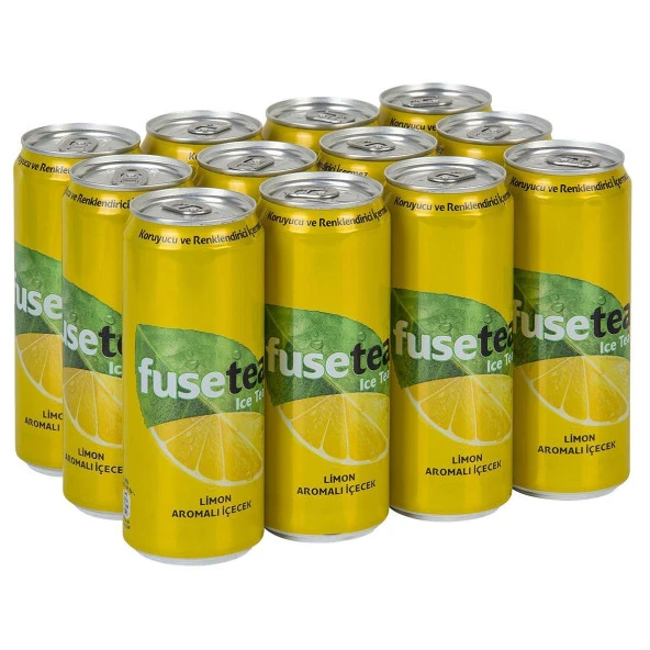 Fuse Tea Limon Aromalı Soğuk Çay 330 Ml X 12 Adet