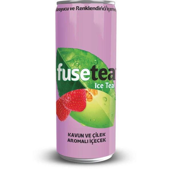 Fuse Tea Kavun Ve Çilek Aromalı Soğuk Çay 330 Ml X 12 Adet - Resim 2