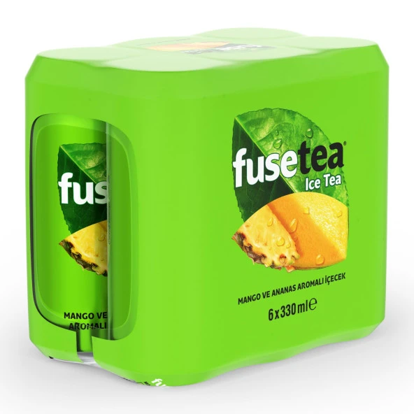 Fuse Tea Mango Ve Ananas Aromalı Soğuk Çay 330 Ml X 6 Adet