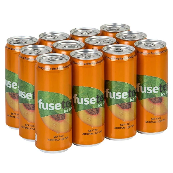 Fuse Tea Şeftali Aromalı Soğuk Çay 330 Ml X 12 Adet