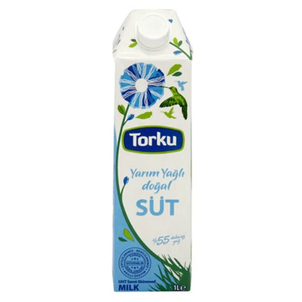 Torku Yarım Yağlı Süt 1 Lt