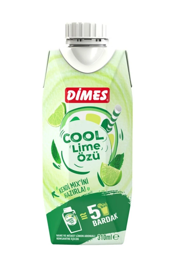 Dimes Cool Lime Özü 310 Ml