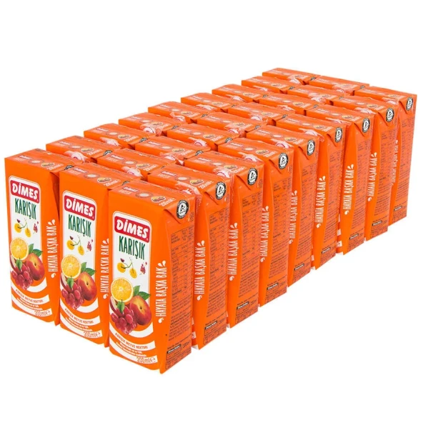 Dimes Karışık Meyve Nektarı 200 Ml X 27 Adet