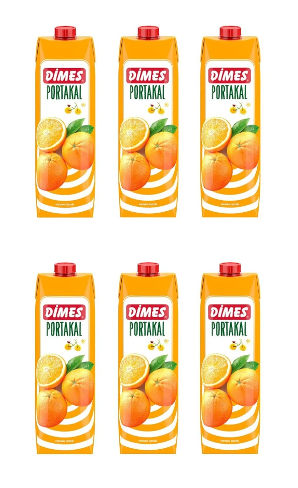 Dimes Portakal Nektarı 1 Lt X 6 Adet