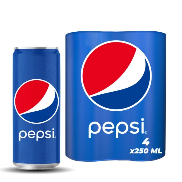 Pepsi Kola 250 Ml X 4 Adet