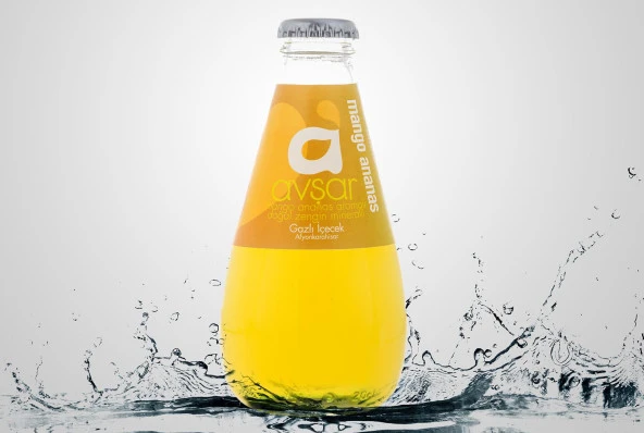 Avşar Mango Ananas Aromalı Maden Suyu 200 Ml X 24 Adet - Resim 2