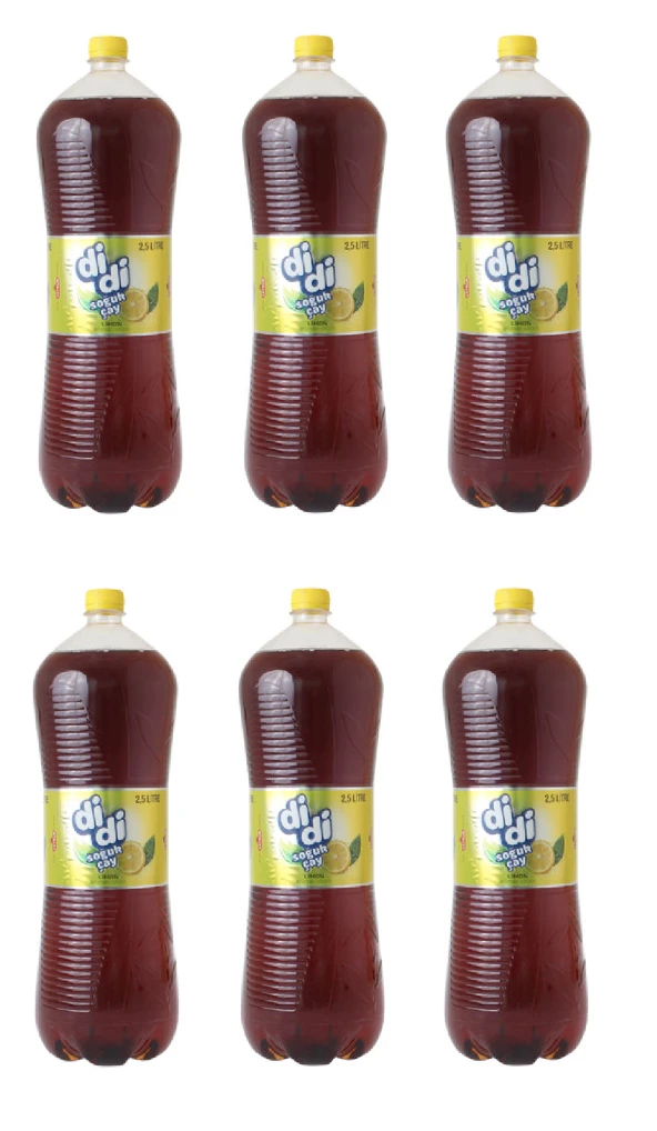 Çaykur Didi Limon Aromalı Soğuk Çay 2,5 Lt X 6 Adet