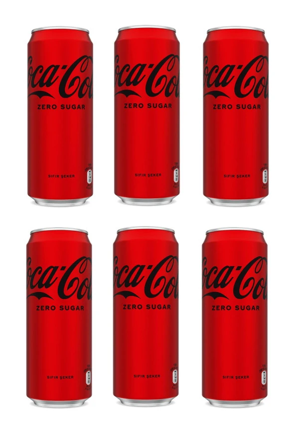 Coca Cola Kola Zero Sugar 330 Ml X 6 Adet