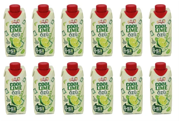 Meysu Cool Lime Özü 330 Ml X 12 Adet