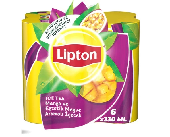 Lipton Soğuk Çay Mango 330 Ml X 6 Adet