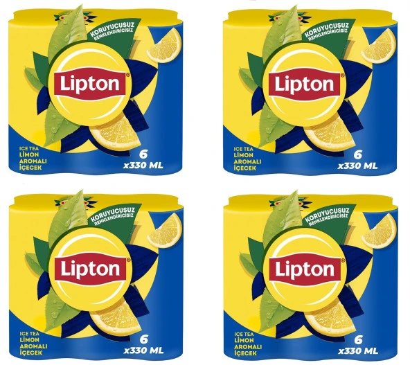 Lipton Soğuk Çay Limon 330 Ml X 24 Adet