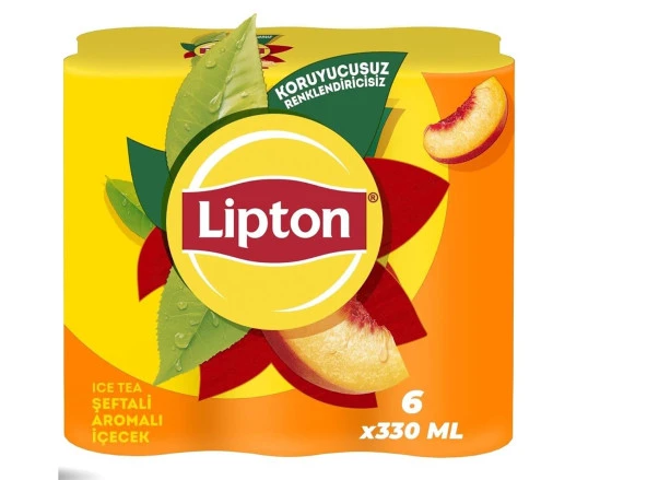 Lipton Soğuk Çay Şeftali 330 Ml X 6 Adet