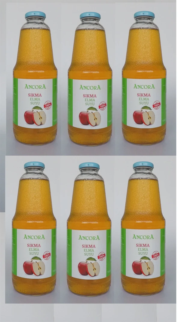 Ancora Sıkma Elma Suyu 1 Lt X 6 Adet