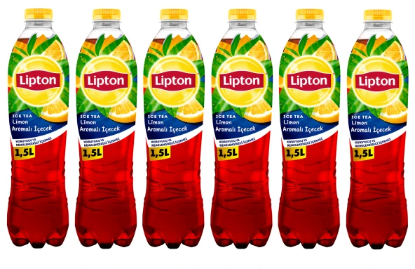 Lipton Soğuk Çay Limon 1,5 Lt X 6 Adet