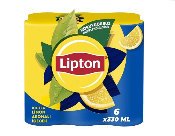 Lipton Soğuk Çay Limon 330 Ml X 6 Adet