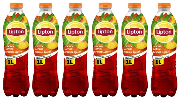 Lipton Soğuk Çay Şeftali 1 Lt X 6 Adet