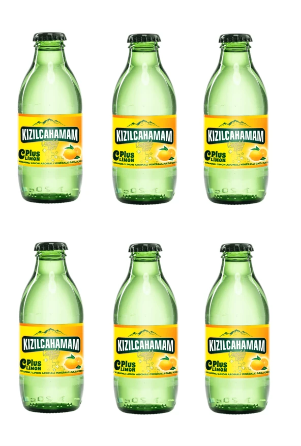 Kızılcahamam Çamlık C Plus Limon Aromalı Maden Suyu 200 Ml X 6 Adet