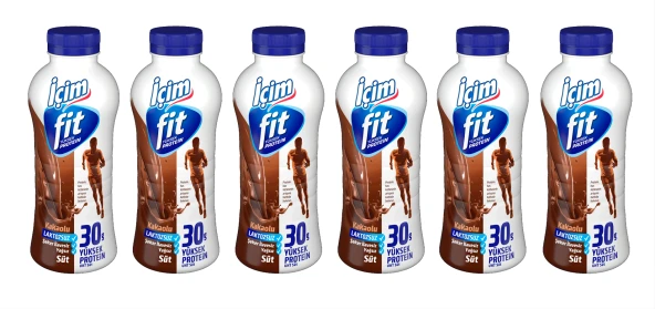 İçim Fit Kakaolu Protein Sütü 400 Ml X 6 Adet