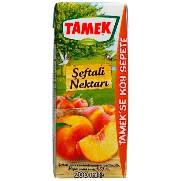 Tamek Şeftali Nektarı 200 Ml X 27 Adet - 2