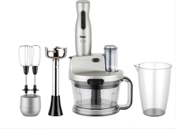 Fakir Mr Chef Quadro Silver Stone Blender Set