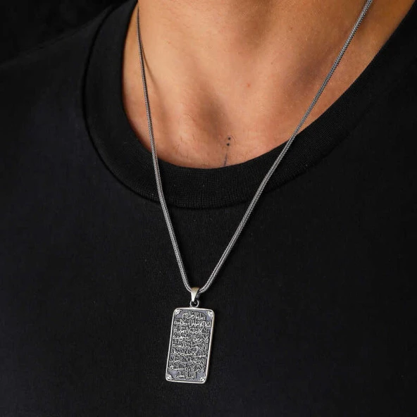 Himarry Gümüş Ayetel Kürsi Kolye ürün görseli