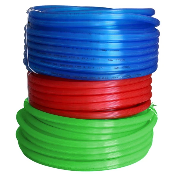 Bahçe Çeşme Su Hortumu İç Çap 1/2 Naturel Silikonlu Sulama Araç Yıkama Hortum 20 Metre - 7