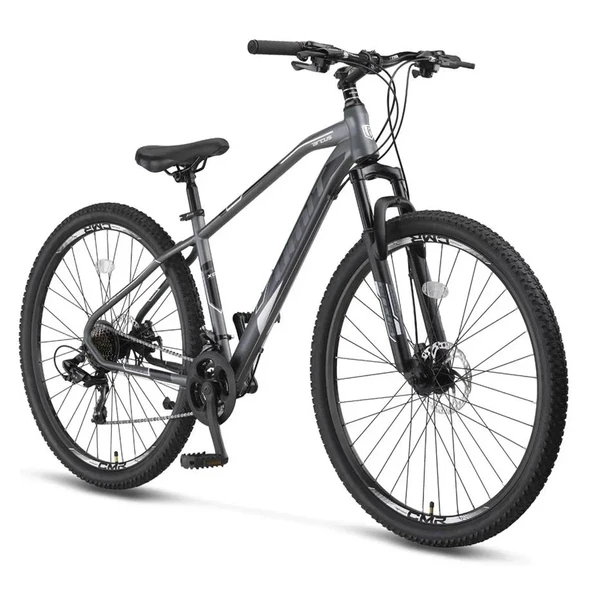 ÜMİT 2913 ARCUS M-2D ERKEK DAĞ BİSİKLETİ 29 JANT 21 VİTES ANTRASİT BEYAZ - Resim 2