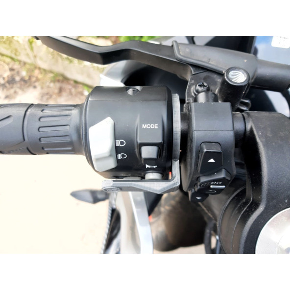 BRK Robotics Design - CFMOTO 250SR - 250NK Uyumlu Korna Basma Aparatı Renk:Kırmızı - 4