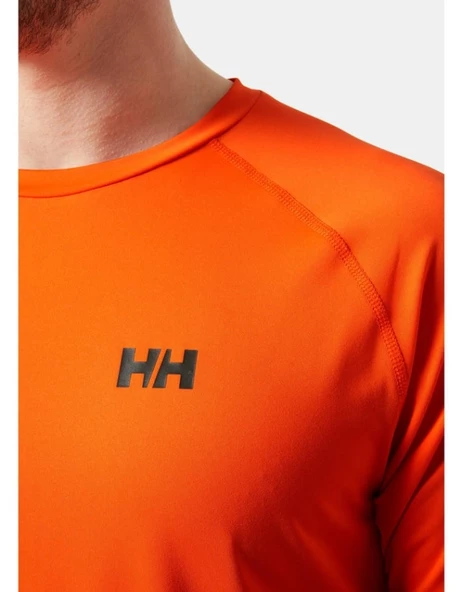 Helly Hansen Hp Ocean Erkek Kısa Kollu Tişört HHA.34418.HHA.307 Turuncu - Resim 5