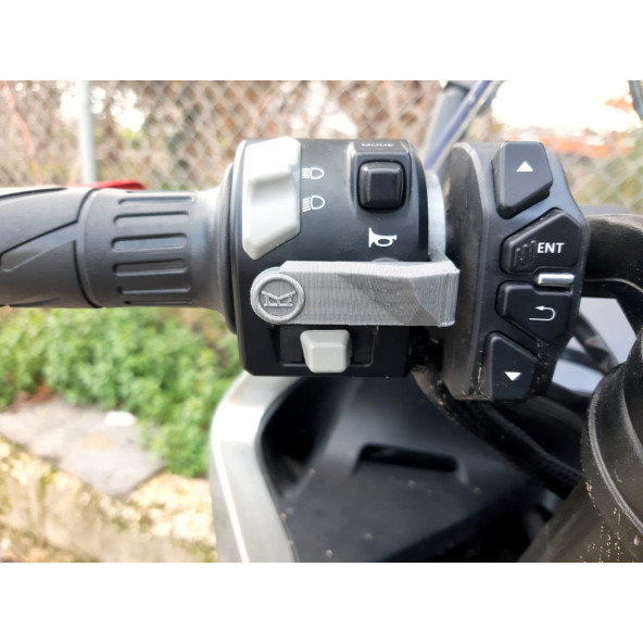 Brk robotics CFMOTO 250SR - 250NK Uyumlu Korna Basma Aparatı Renk:Gri - 3