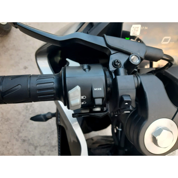 Brk robotics CFMOTO 250SR - 250NK Uyumlu Korna Basma Aparatı Renk:Gri - 4