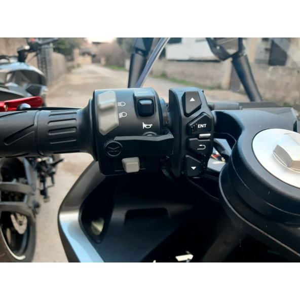 Brk robotics CFMOTO 250SR - 250NK Uyumlu Korna Basma Aparatı Renk:Gri - 6