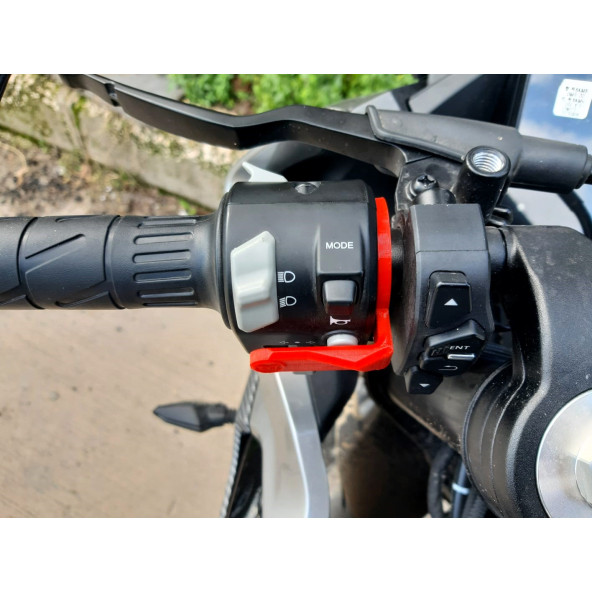 Brk robotics CFMOTO 250SR - 250NK Uyumlu Korna Basma Aparatı Renk:Gri - 8