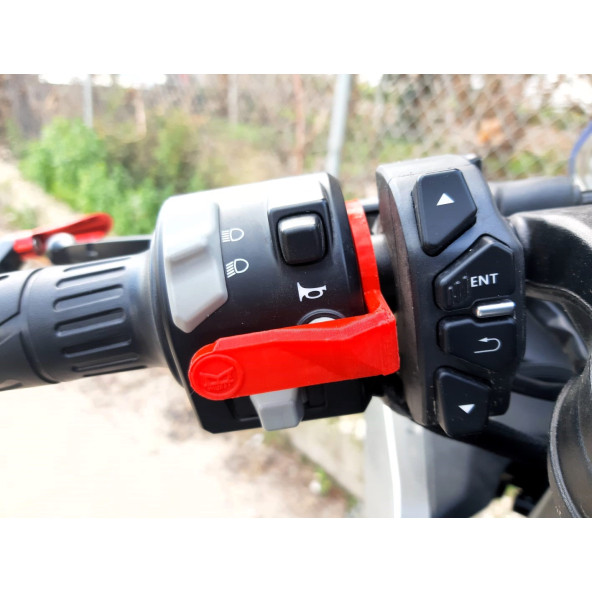 Brk robotics CFMOTO 250SR - 250NK Uyumlu Korna Basma Aparatı Renk:Gri - 10