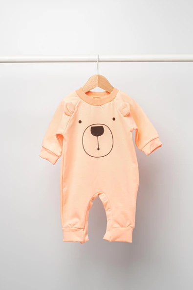 Ayıcık Baskılı Üç İp Tulum - 3