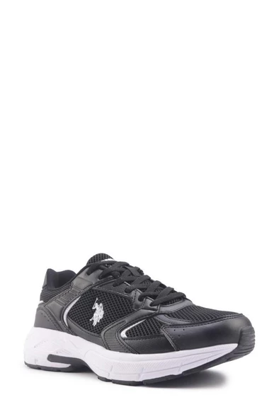 U.S Polo Assn. FELIX WMN 4FX 101501751 Kadın Spor Ayakkabı Siyah Beyaz 36-40 - 2