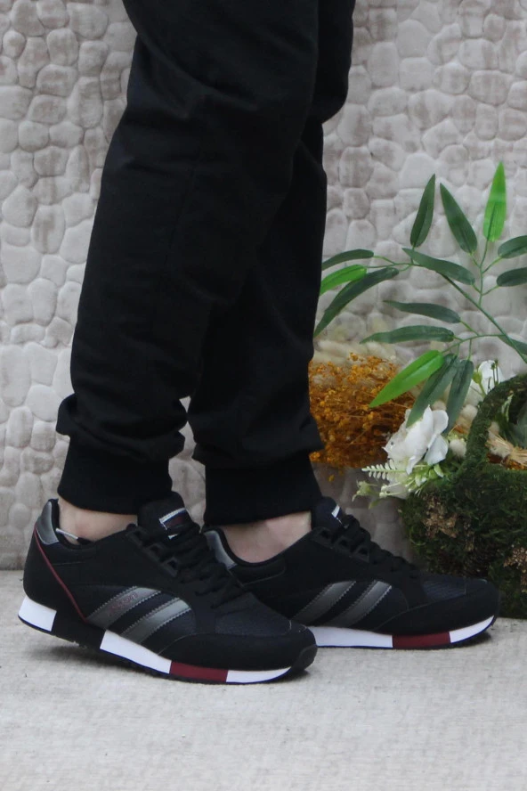 Lescon Boston 5 Siyah Orijinal Ürün Sneakers Erkek Spor Ayakkabı
