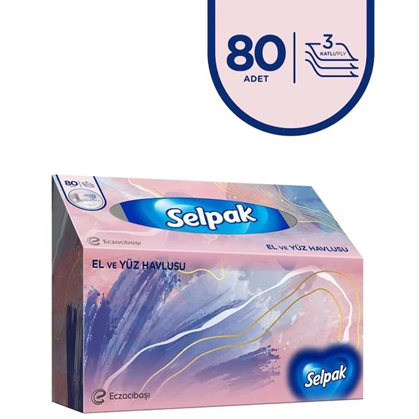 Selpak El Ve Yüz Havlusu 80 Yaprak - 2