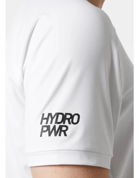 Helly Hansen Hp Ocean Erkek Kısa Kollu Tişört HHA.34418.HHA.001 Beyaz - Resim 6