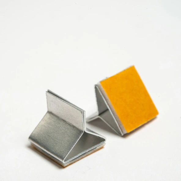 Kare Fitil Sehpası Yapışkanlı - ( 15mm x 15mm x 15mm ) 75 Adet - Resim 2