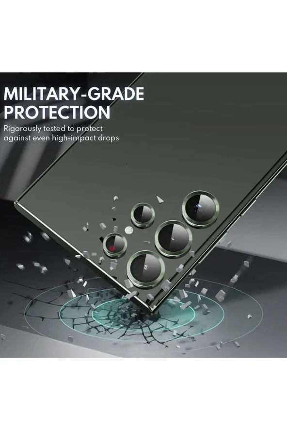 Galaxy S24 ile uyumlu Kamera Lens Koruma Görüş Açısını Bozmaz Yüksek çözünürlük Premium Advice Safir - Resim 4