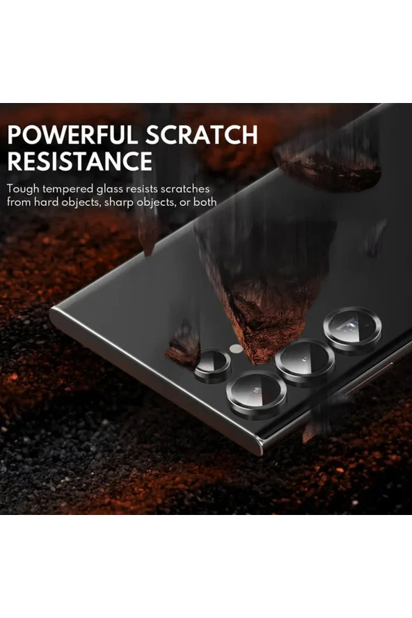 Galaxy S24 ile uyumlu Kamera Lens Koruma Görüş Açısını Bozmaz Yüksek çözünürlük Premium Advice Safir - Resim 5