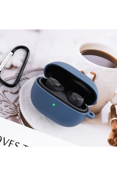 Xiaomi Redmi Buds 3 Lite ile uyumlu Kulaklık Kılıf Dayanıklı Silikon Koruyucu Toz ve Kirden Koruyan - Resim 4