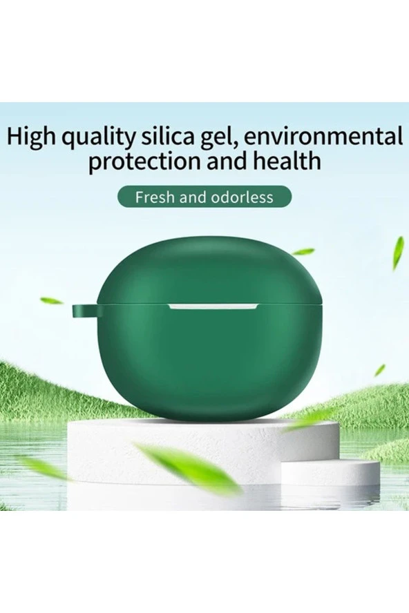 REALME Buds T100 TWS ile uyumlu Kulaklık Kılıf Silikon Toz ve Kirden Koruyan Kulaklık Kılıfı - Resim 3